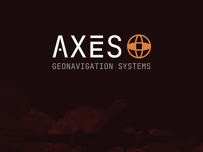 Axes Geonavigation Systems air airport branding conceptual design flight fly flying free global gps illustration international logo plane signal sky typography vector