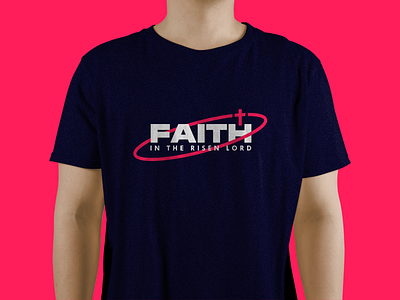 Faith Shirt apparel blue branding church cross design dnow faith flat logo mockup navy phonk pink red shirt space tshirt typography vector