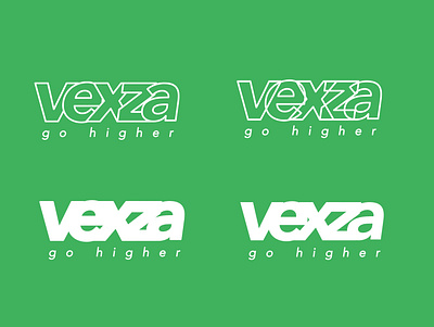 Vexza Branding branding branding design design flat flatdesign logo outline outlines scratch typography vector vexza