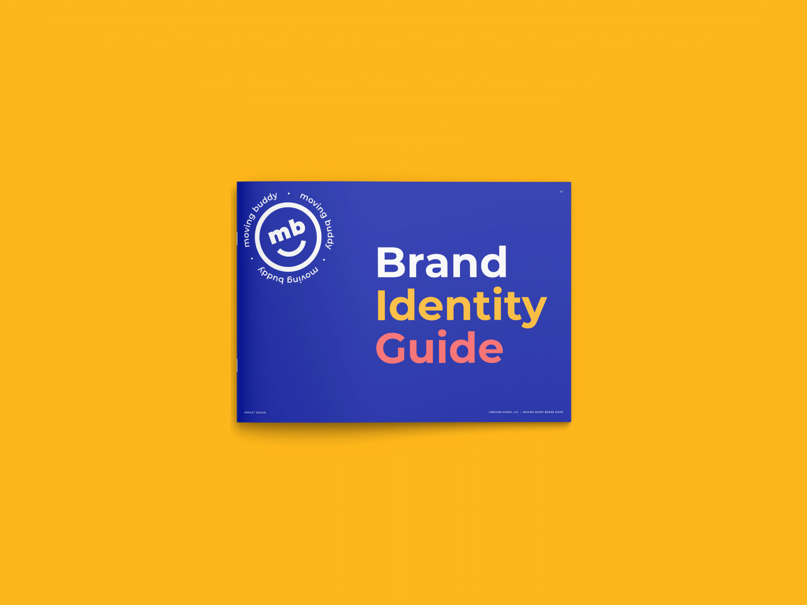 Moving Buddy // Brand Guide book design brand brand guide brand guidelines branding fun graphic graphicdesign identity identity design illustration logo playful primary colors typography vector vibrant