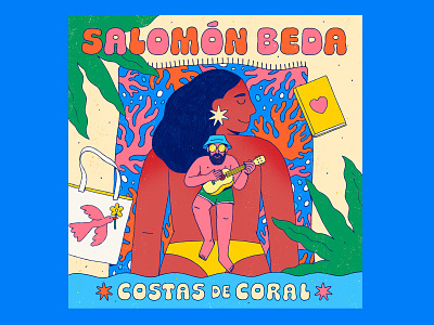 COSTAS DE CORAL beach coverart coverdesign music summer