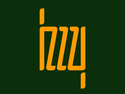 izzy lettering logo logotype typo typography