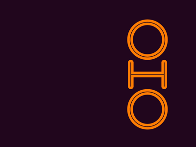 OHO lettering logo logotype typo typography