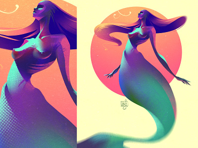 MerMAY 2021 character design editorial art illustration illustrator mermaid mermay procreate