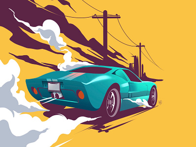 Vintage wheels by Samji_illustrator for Shakuro on Dribbble