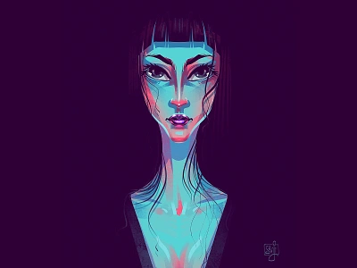 Gaze character design concept art female gaze girl illustration illustrator women