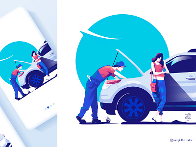 flipride app design app illustration car design flag design freelance illustrator girl illustration illustrator procreate ui illustration uidesign women