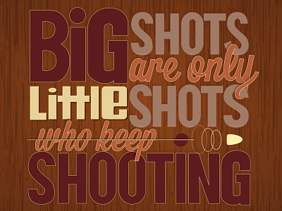 Shooting2 handlettering illustrator photoshop shot shots texture type typo typography vector