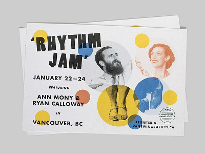 Rhythm Jam Postcard