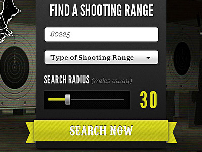 Range Finder Search bar form pull ribbon search video yellow