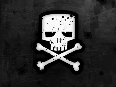 Civilian Loadout Logo crossbones identity illustration logo skull tactical