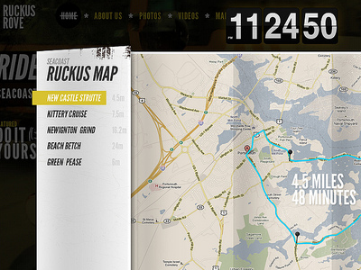 Ruckus Rove Map flip clock honda map ruckus scooter time