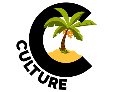 Culture Clothing Company beach branding clothing clothing brand clothing label coconut tree culture design illustration typography
