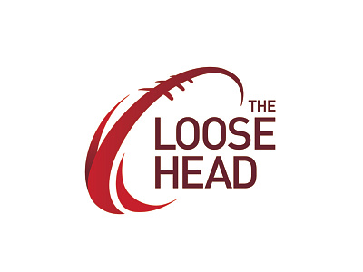 The Loose Head Logo ball brand head identity ireland irish logo rugby sports
