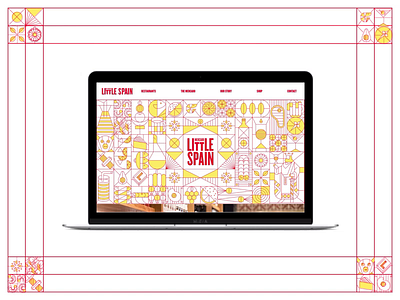 Mercado Little Spain animation design typography ui ux web website