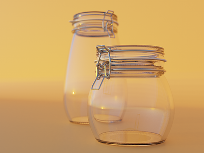 Jars 3d 3d art blender modelling