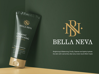 BELLA NEVA brand branding cosmetic cosmetic logo design designer identity branding identity design illustrator initals logo lettering logo logo logo design logo designer logo maker logos luxury logo make up monogram packaging