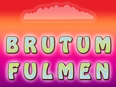 Brutum Fulmen: Empty Threat album art album cover album design austin texas branding chillwave design graphic design illustration merch rap soundcloud soundwave