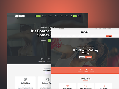 Action - The Fitness Theme classes crossfit events fitness gym template wordpress