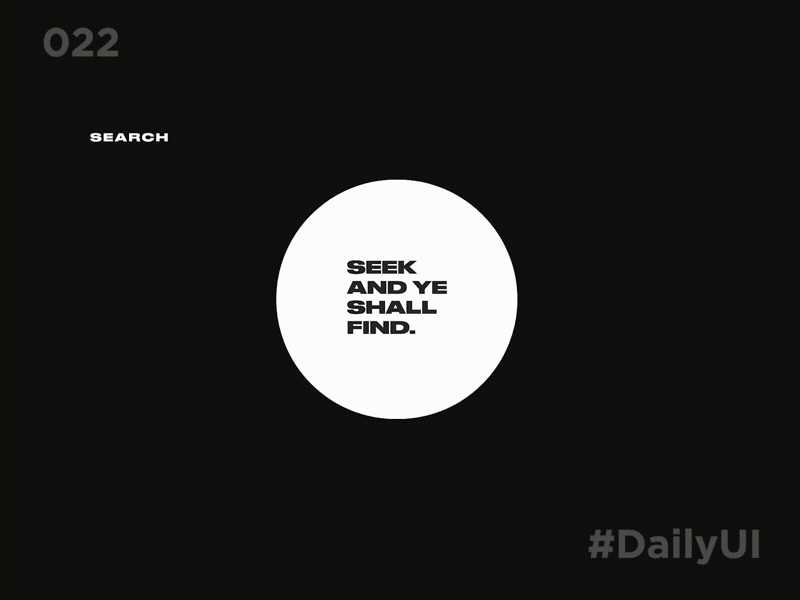 Daily UI 22 - Search animated gif animation app dailyui dailyuichallenge design gif search search bar ui ux