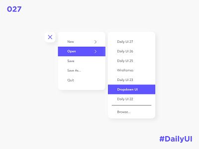 Daily UI 27 - Dropdown app dailyui dailyuichallenge design drop down dropdown dropdown menu dropdown ui ui ux