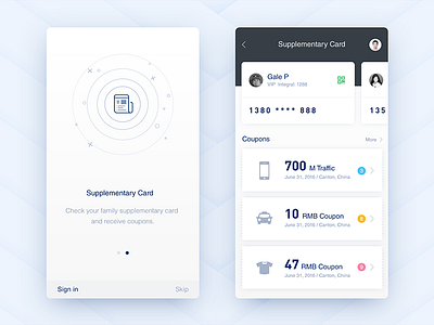 Card 2 apple bank card clean connect demo device inspiration interaction interface ui ux