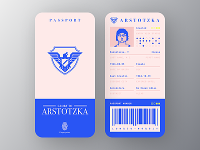Papers Please Passport app dailyui design figma game mobile papers please passport ui visa