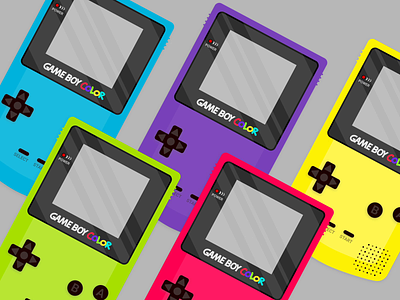 Gameboy Colors aftereffects dailyui design figma game gameboy gameboy color mobile toy ui