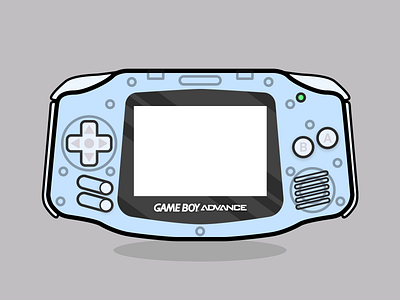 Game Boy Advance - Glacier advance after effects dailyui design figma gameboy ui