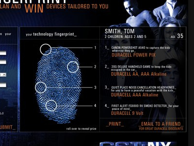 Technology Fingerprint csi fingerprint profile promotion