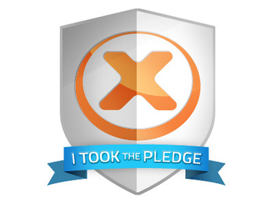 Pledgebadge 1 badge logo pledge shield