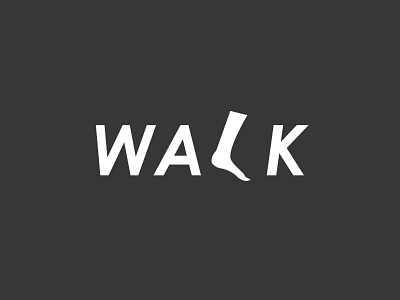 Walk branding business design logo uniquelogo