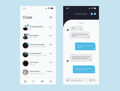 Direct Messaging dailyui design ui