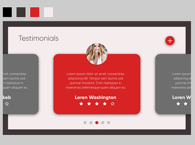 Testimonial 039 dailyui design figma ui