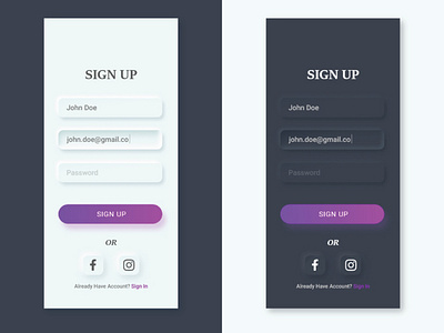 Sign Up Screen