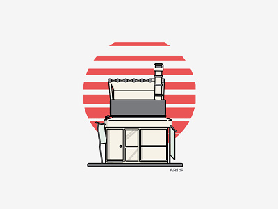 Japanese Storefront japanese shop storefront vector