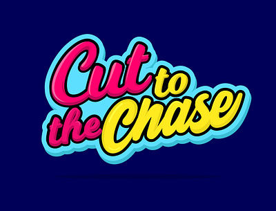 Cut to the chase design typography