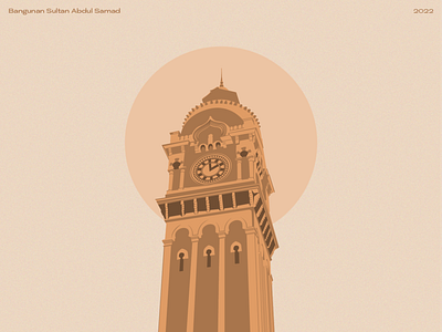 Clock Tower design graphic design illustration vector
