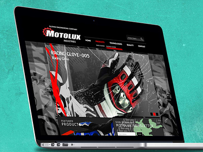 Motoluxx Website Design photoshop psd template theme design ui design ux design web design website