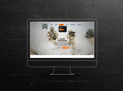 Valley Forge Tactical Website Design illustrator photoshop psd template theme design ui design ux design web design website