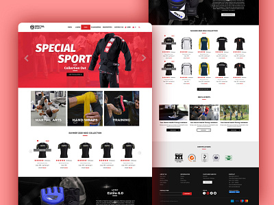 Landing Page Special Sports gui pakistan photoshop ui design uiuxdesign user interface user interface design ux design website design