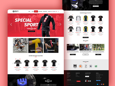 Landing Page Special Sports