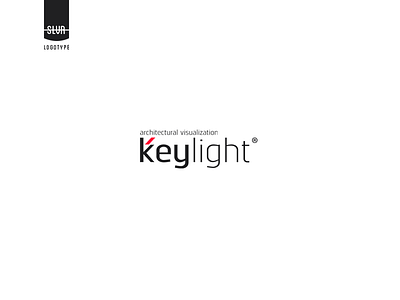 keylight architectura black design flat graphic design logo logotype red