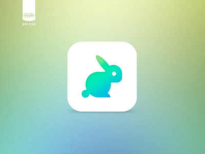 Rabbit app apple application appstore flat green icon ios 10 iphone rabbit white