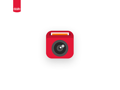 App Icon app icon apple black camera flat icon ios ios 10 iphone photo red white