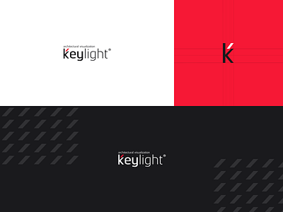 Keylight Logo architect black branding design future key light logo logo a day logo design logotype logotype design red vector white