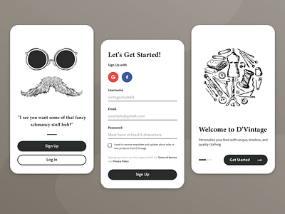 DailyUI 001 • Sign Up coffee dailyui dailyui 001 design dribbble lettering mobile app mobile ui signup signupform toffee typography uiux ux