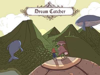 Dream Catcher adventure animation ar art direction branding explore fantasy illustration interactive journey lofi story ui ux wanderlust