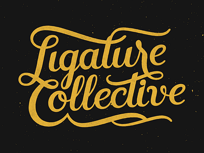 Ligature Collectiove Competition handlettering lettering vintage