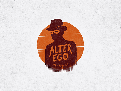 Alter Ego ale alter badge comic craft ego hop mask vintage